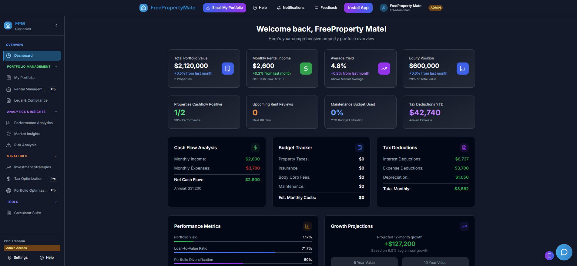 Free Property Mate screenshot